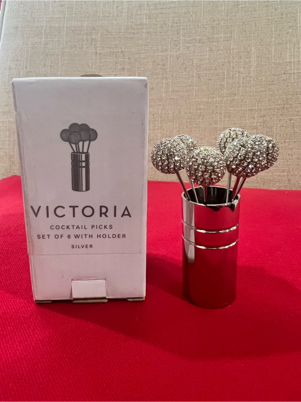 🍸Victoria Cocktail Picks with Holder🍸